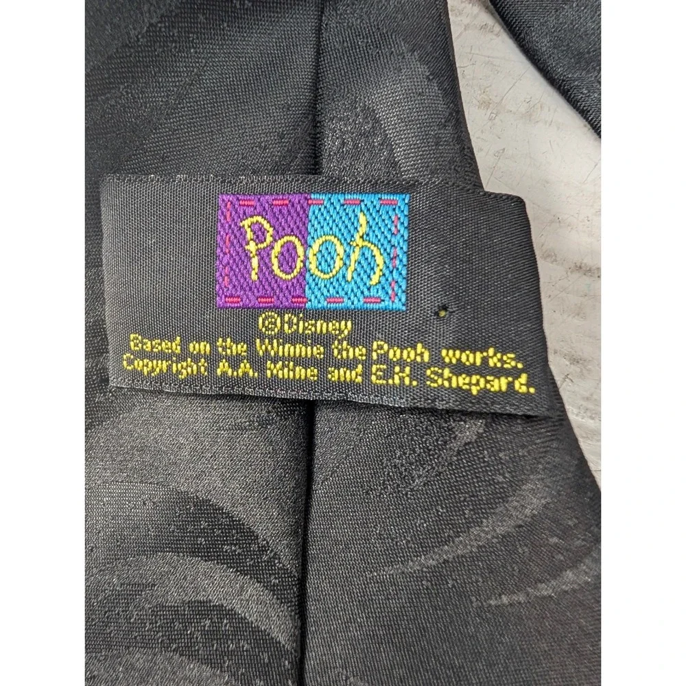 2pc Disney Pooh Vintage Winnie the Pooh Eeyore Tigger Men's Necktie 90s Cartoon